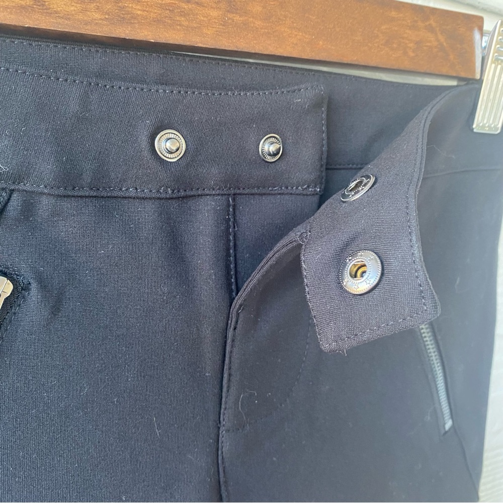 HABITUAL Black Stretch Skinny Carson Ponte Pants SIZE 7-8 - Picture 4 of 11